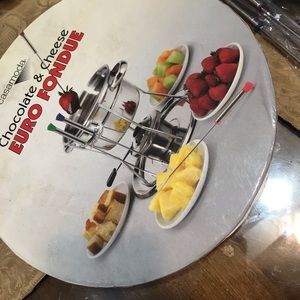 Chocolate & cheese fondue! New.